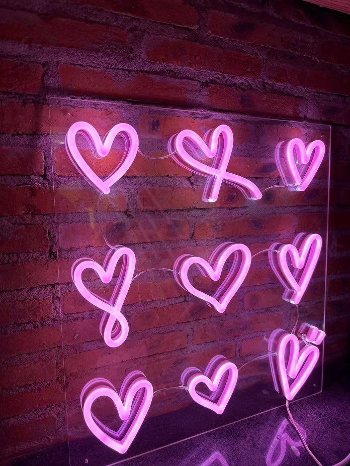 Tableau en coeur